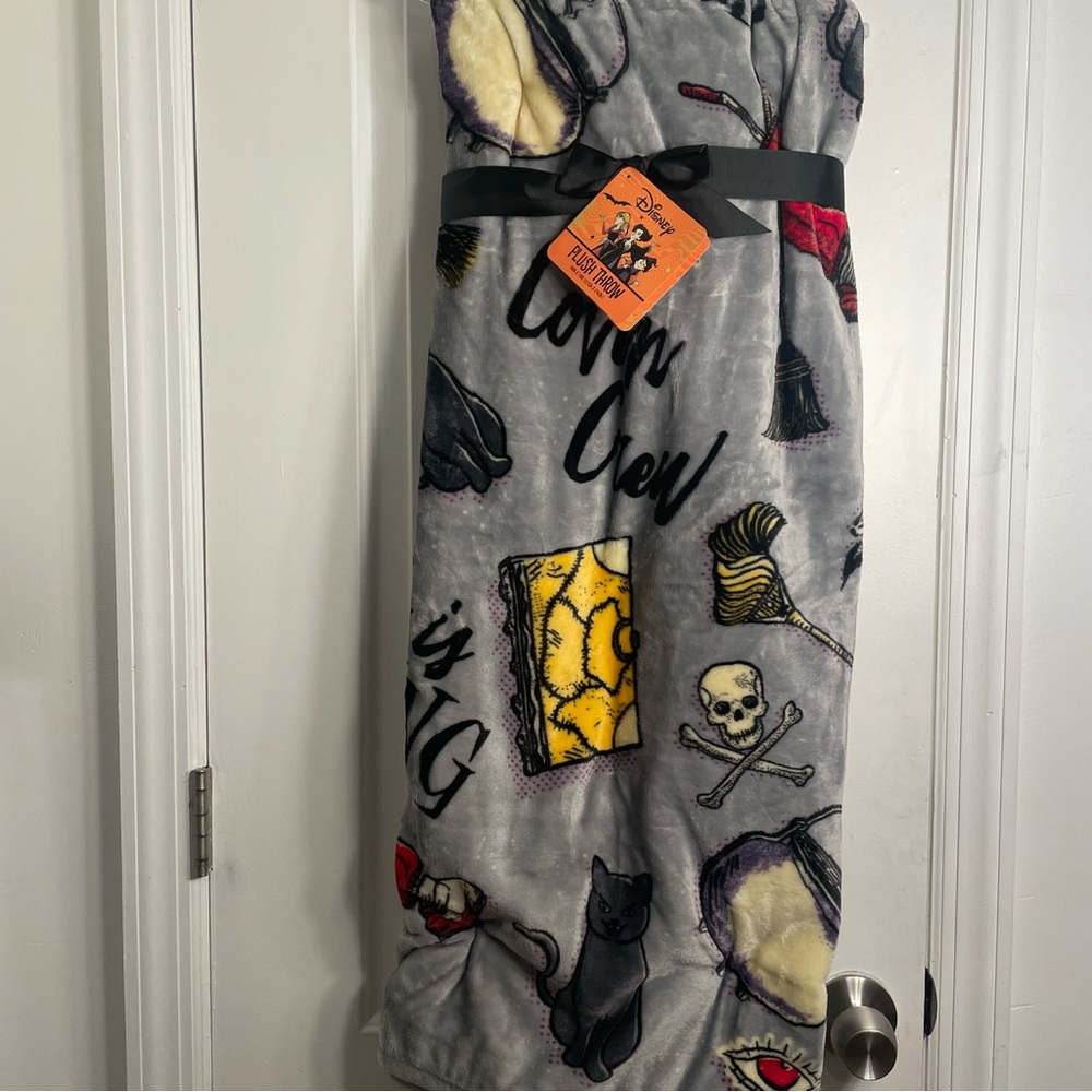 Disney Hocus Pocus Plush Throw 50”x70”